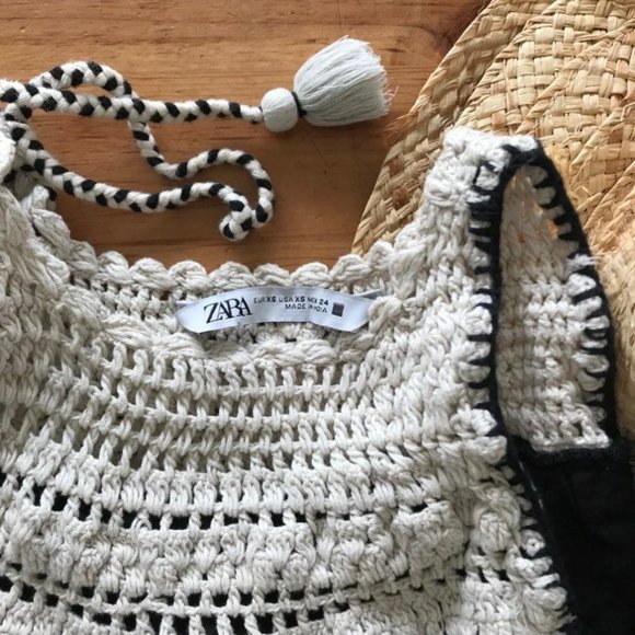 3 for $20 ZARA Crochet Top XS - Picture 2 of 4
